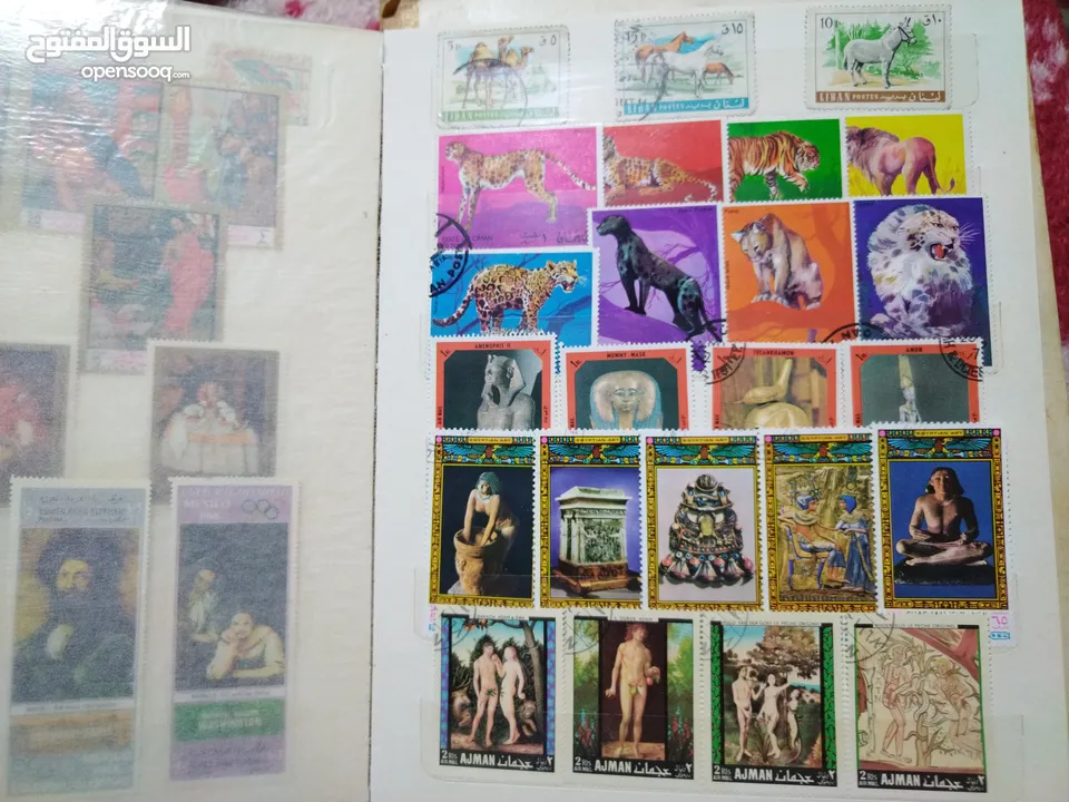 نيشان ملكى وزن41, 41 جرام من الدهب والفضه وعقدفضه من الاحجار الكريمه وطوابع قديمه نادره