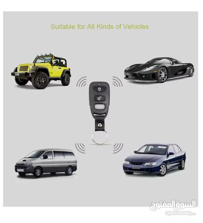 سنتر لوك جهاز تحكم عن طريق الموبايل Car Universal Auto Alarm Systems Car Remote Central Kit Remote C