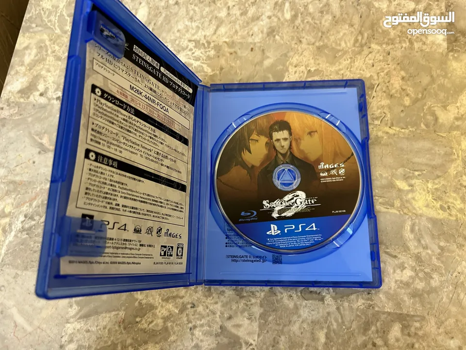Steins gate 0 ps4 لعبة ستاينز جيت لل ps4