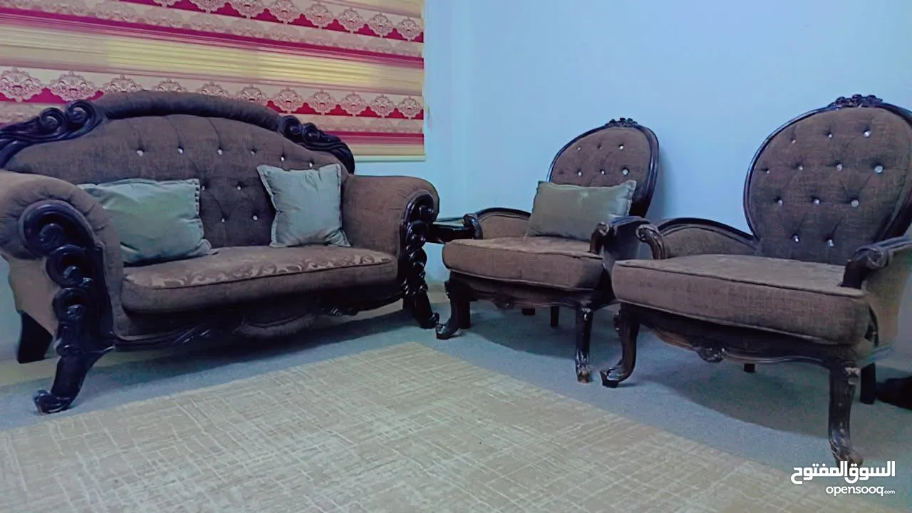 طقم كنب تفصيل سبع مقاعد