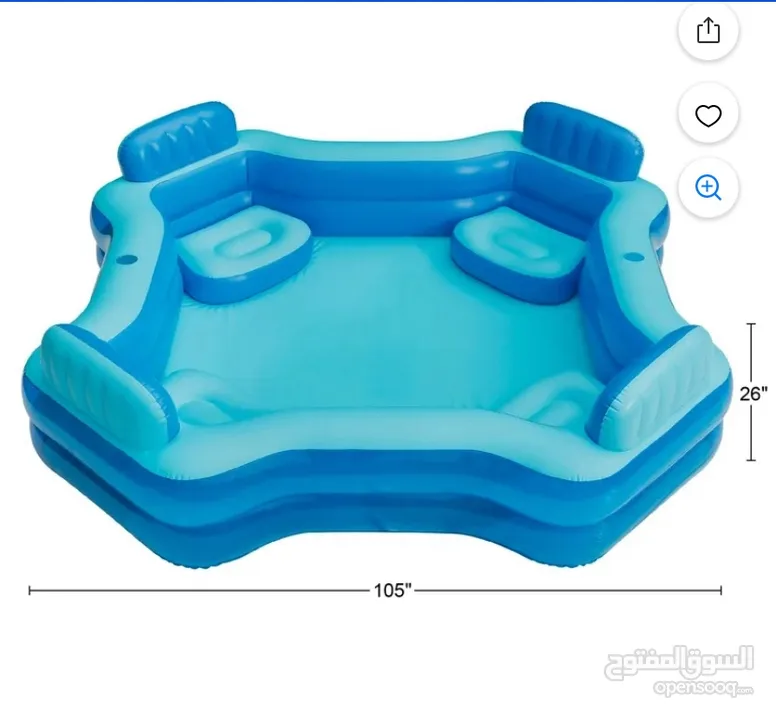مسبح نوعية bluescape جديد وارد امريكا 105”*105”