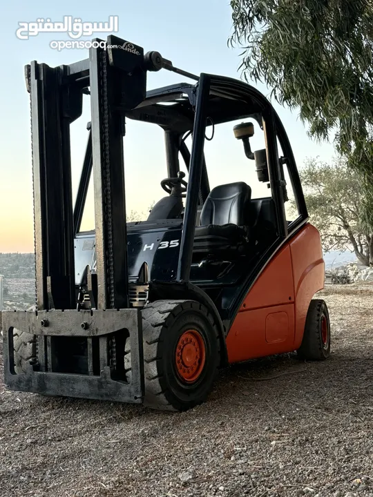 رافعة شوكية من نوع لندا الألماني  Linde forklift  3.5 t