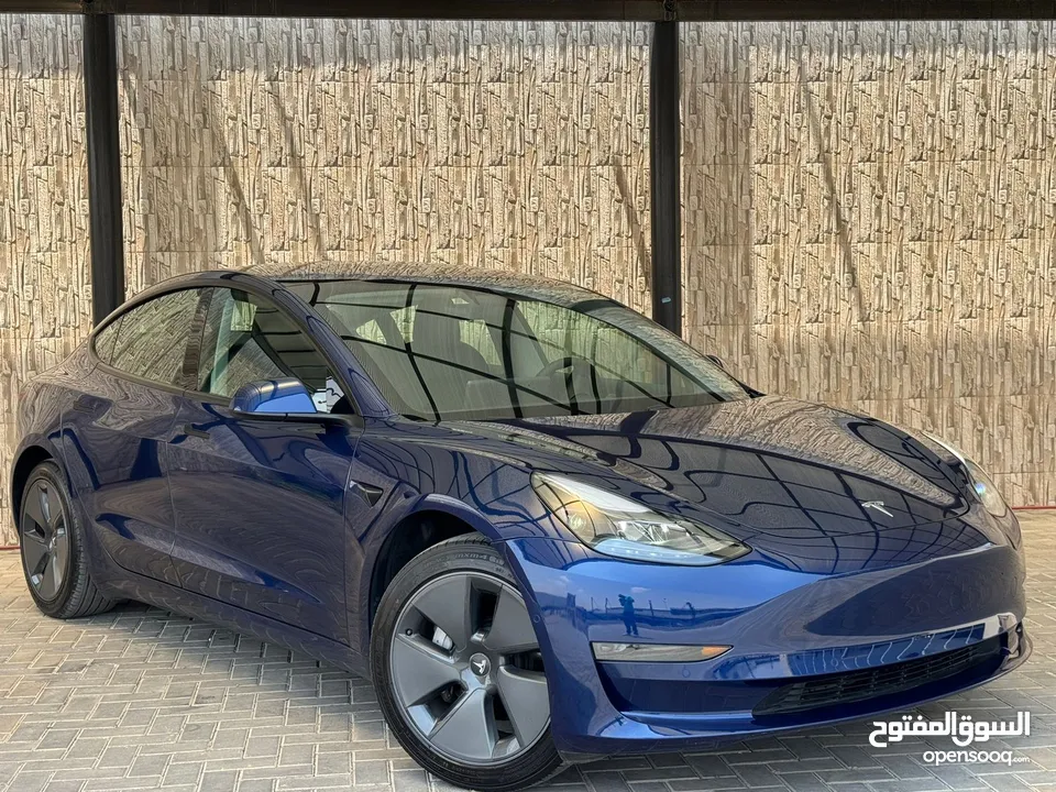 Tesla Model 3 Standerd Plus 2021 تيسلا فحص كااامل ممشى قليل بسعر مغررري جدا