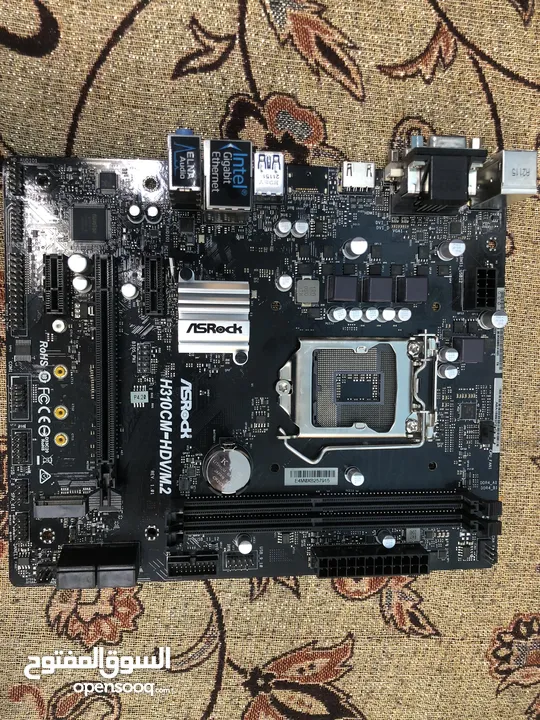 intel i3-8100 and H310CM-HDV/M.2 3.60GHz Motherboard