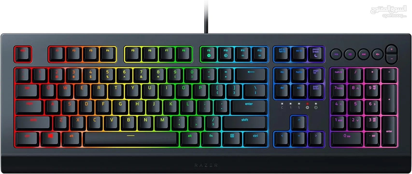 keyboard Razer كيبورد  استمتع بأعلى أداء وأفضل سلاسة بالألعاب والكتابة