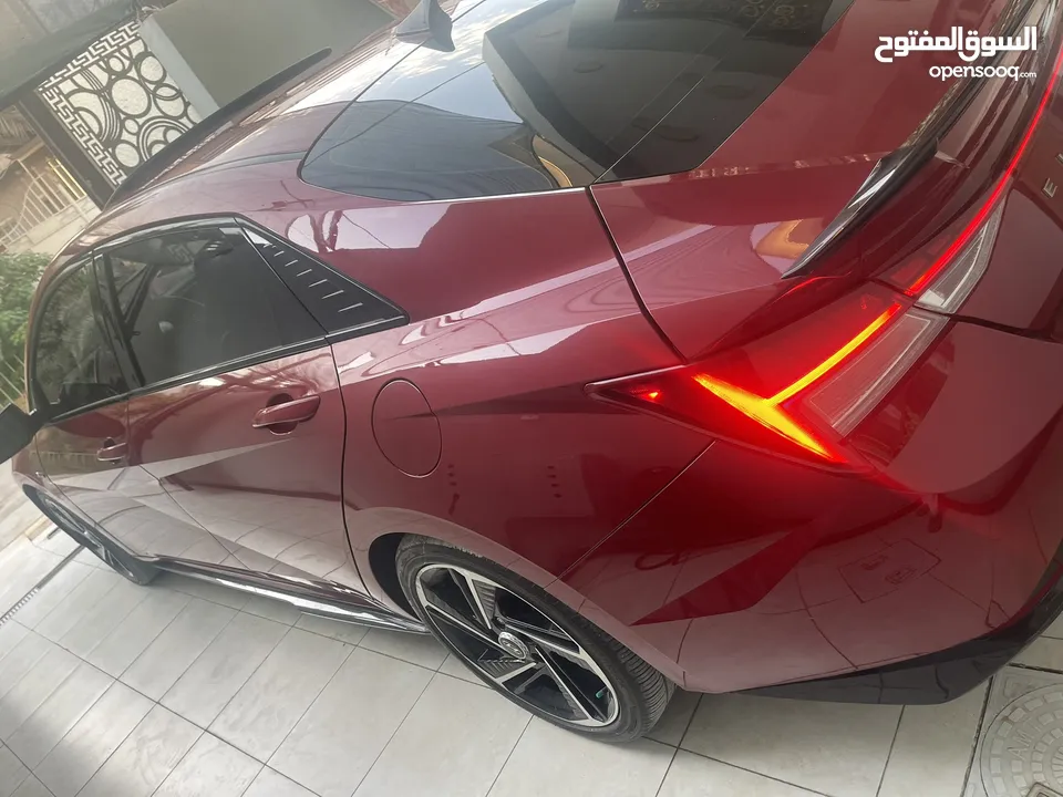 Elantra N-Line Sport 2023    حالة ممتازة