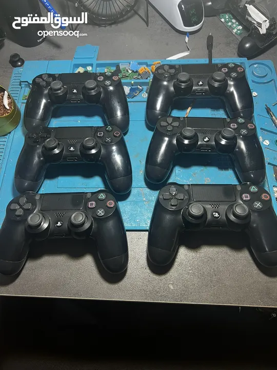 ايادي اصليةةة وكوبي بحالة الوكالة عالفحصص وكفالة شهر  للبيع ( متوفر عروض على الصيانه)Control ps4