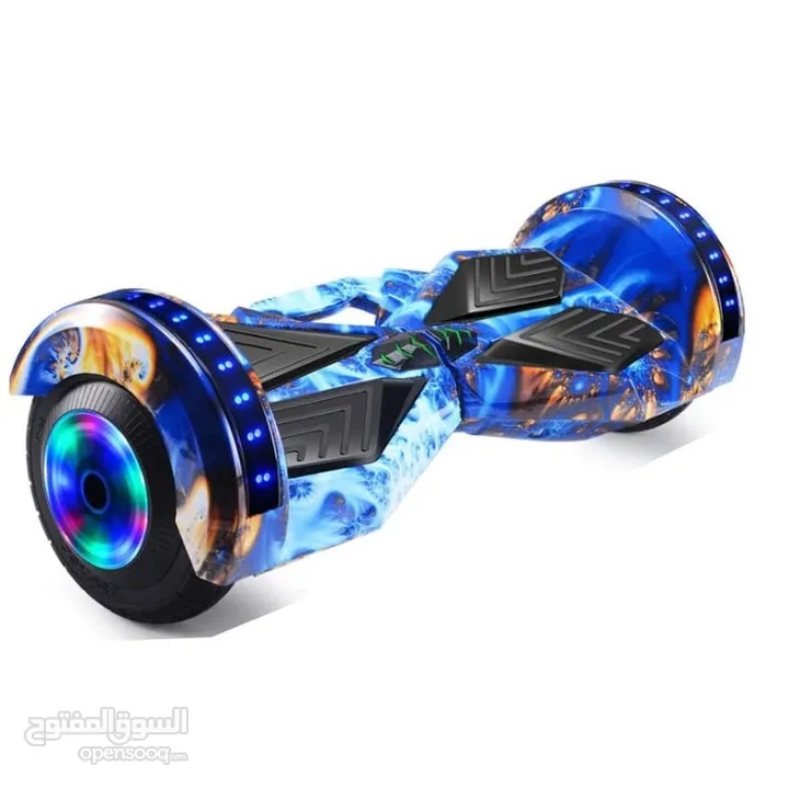الآن لدى island toys سكوتر التوازن بتصميم رخامي مع عدة الوان  hoverboard مقاس العجلات 8.5 انش