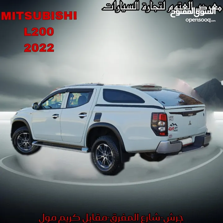 بيك أب ميتسوبيشي 2022 L 200  4*4 فحص كامل /جير عادي/ يمكن التمويل عن طريق المعرض بدفعة اولى 8000الف