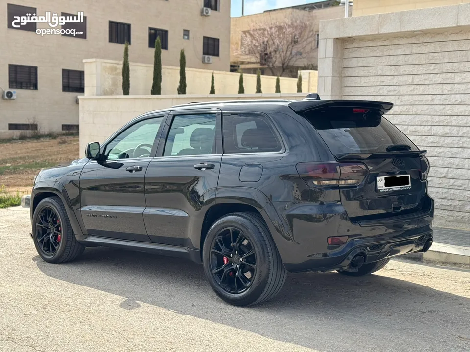 جيب جراند شيروكي SRT8 اصلي 6400 سي سي موديل 2015 فحص كامل فل اضافات أقل سعر