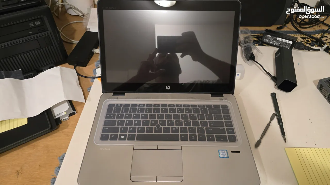 اجهزت hp i7 2.10GHz 500 H.D 8GB Ram  مع شنته جديده وشاحن بطاريه جداد  شاشات لمس