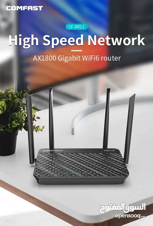 راوتر comfast ومقوي اشارة wifi6 بخاصية mesh