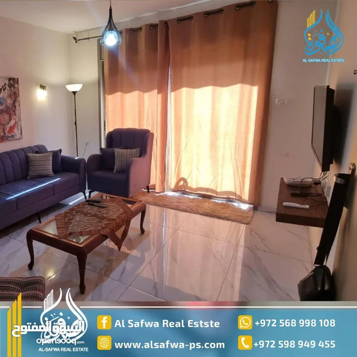 شقه مميزة وهادئه مريحه للسكن عين منجد قرب مركز الشرطه