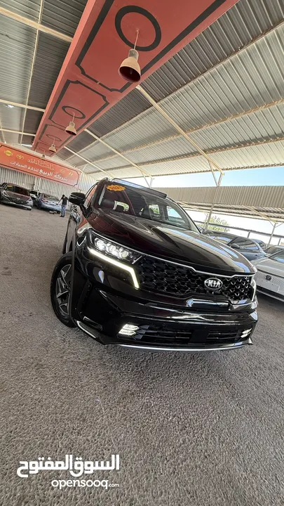 سعر بدون جمركKia sorento Hybrid 2021 ‏ سيارة لا زالت حرة