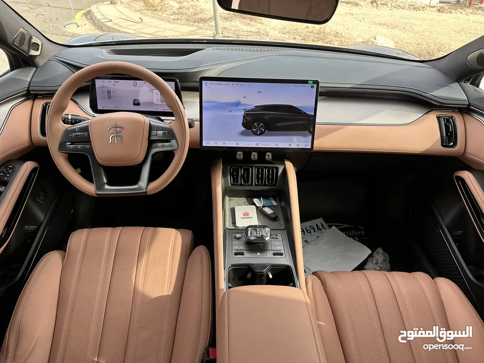 BYD SONG L 2023 مستعمل بحالة الوكالة فحص كامل داخليه مميزه باللون الجملي