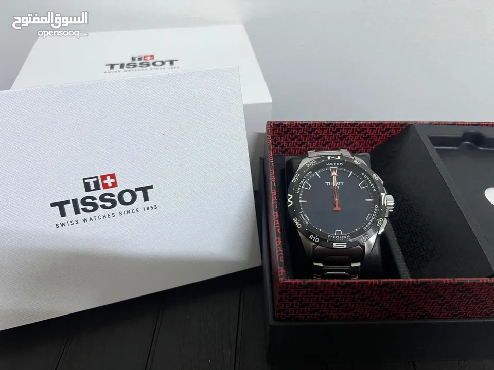 ساعة Tissot T-Touch Connect Solar تيتانيوم بحال الجديد