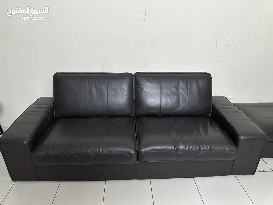 IKEA KIVIK Genuine Leather Sofa Set