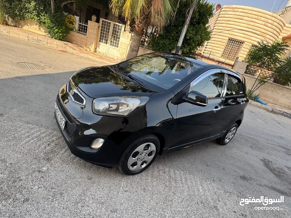 كيا بيكانتو اصلي اتوماتيك محرك 1250 فحص كامل وضع الشركه لسا مالك واحد ممشى قليل استخدام بسيط
