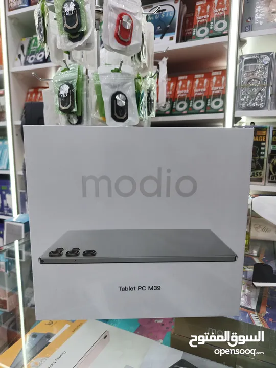 تابلت جديد بالكرتونه Modio m39 يدعم خطين 512g 8ram