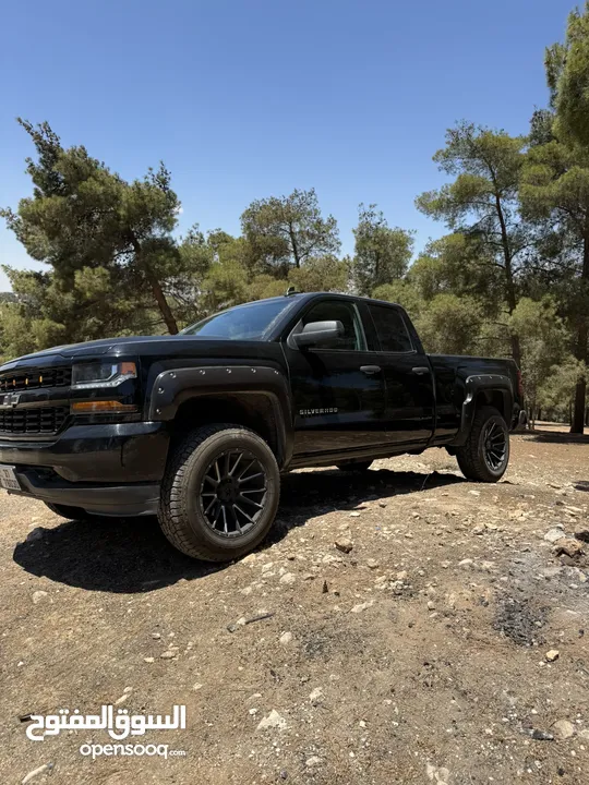 Chevrolet Silverado 2016 – فحص 4 جيد – ترخيص جديد – فل أوبشن – لون أسود