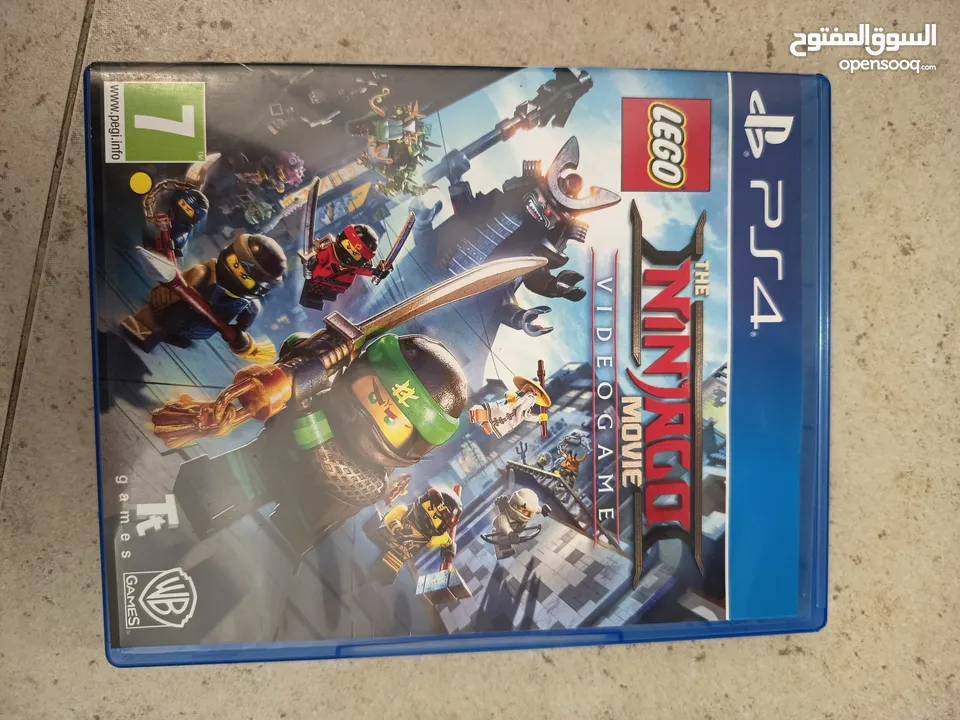 The Lego NinjaGo Movie PS4 CD (used) In good condition.