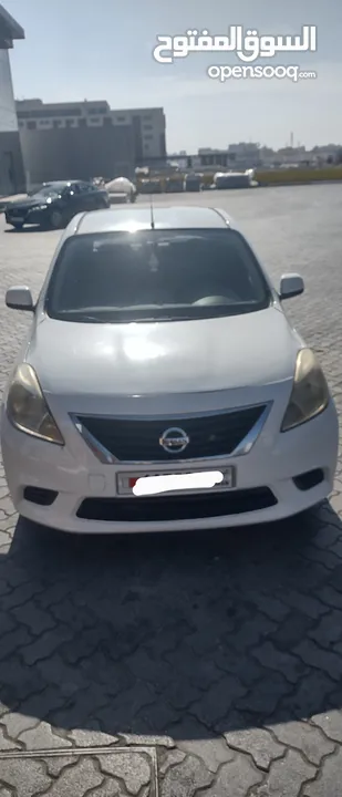 Nissan sunny  - white -  2014