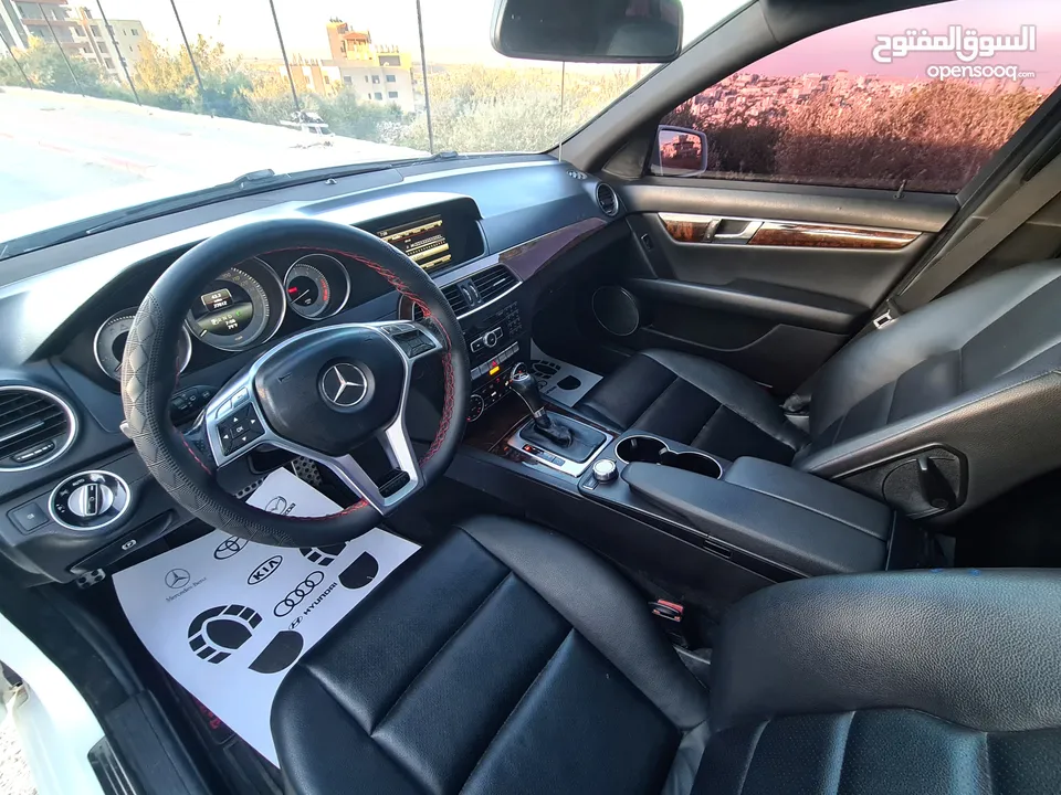 Mercedes C250 / AMG موديل 2015 فل الفل الإضافات  عداد 77000 / بحالة الوكالة  أصل AMG فل إضافات