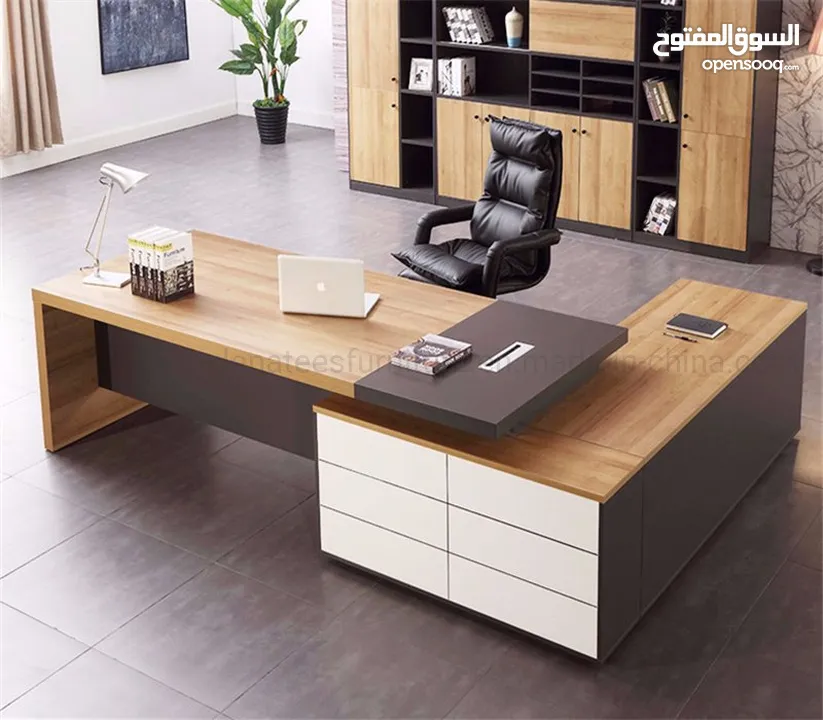 OFFICE TABLE, CHAIR AND CUPBOARD