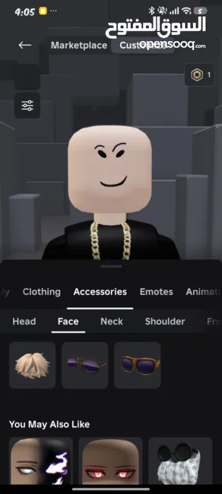 حساب روبلوكس للبيع