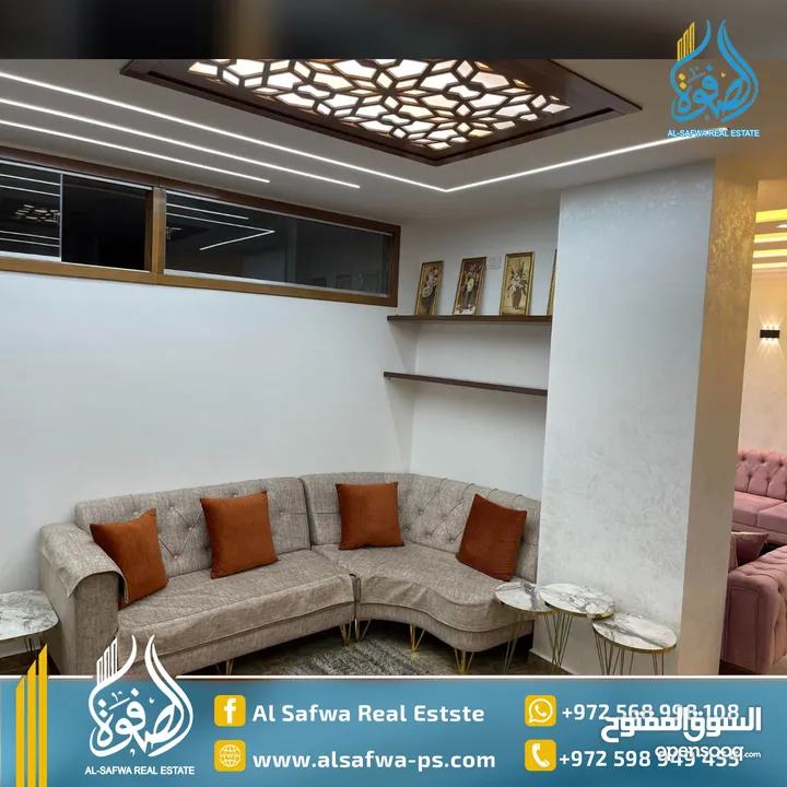 روف مميز سوبر ديلوكس بمساحه واسعه ومريح جدا و مميز جدا للسكن