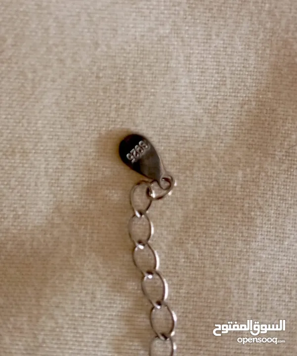 سلسال فضة 925 اصلي رجالي ستاتي نقش