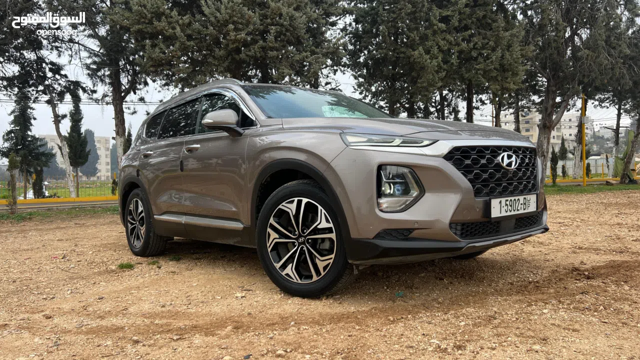 هونداي سنتافي موديل 2019 ترخيص 2018 دفع رباعي 4*4 اضافات مميزة جداً بدون فتحة