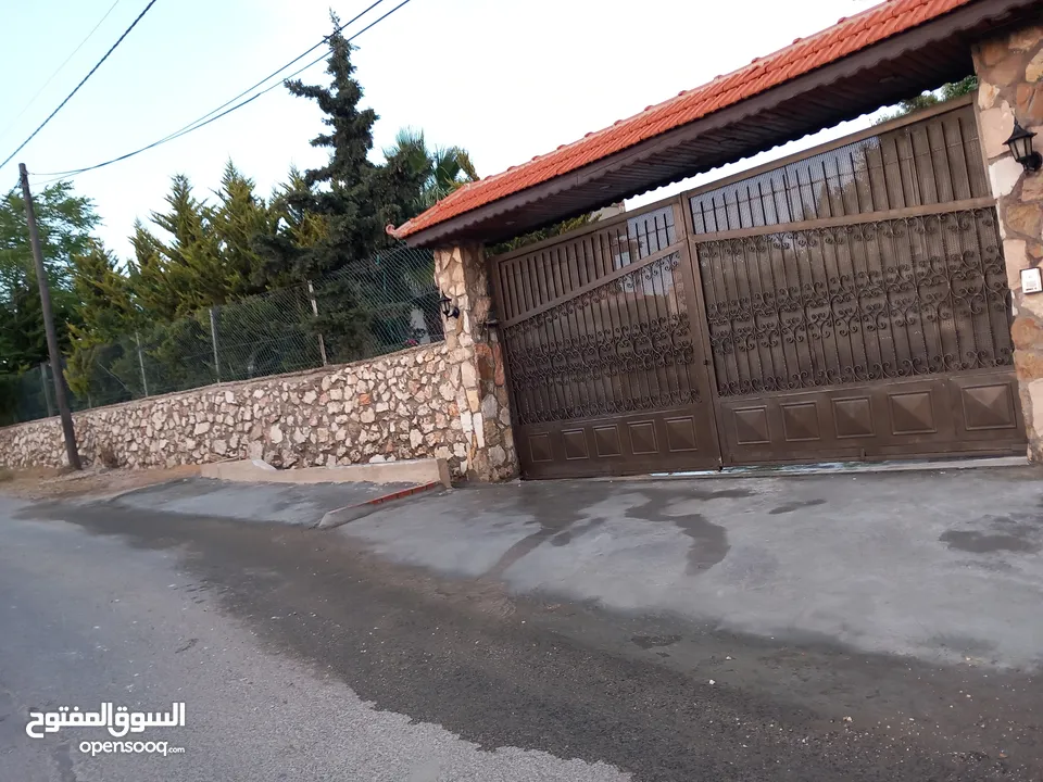 بوابة حديد درفتين حديد تقيل