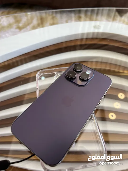 iPhone 14 pro Purple colour battery 89  128Gg شرق اوسط بحال الوكاله