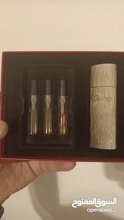 عطور جديده بتغليف شركتها للبيع وبعضها مستخدم منه أو مأخوذ منه تقسيمات