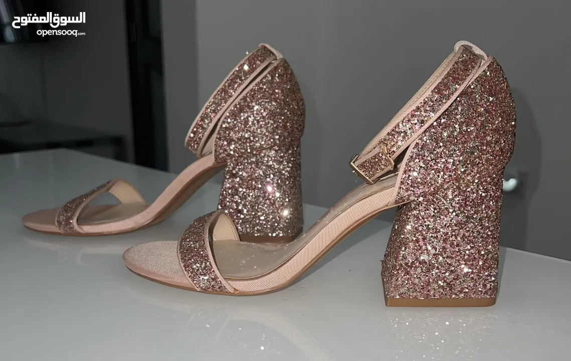 Bershka Glitter Heels