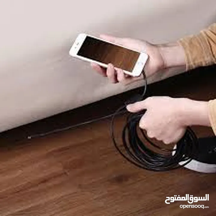منظار تنظير  سلك كيبل كاميرا مع فلاش  تصوير احترافي دقه عاليه يوضع ب موبايل او لابتوب لمسافة  10متر
