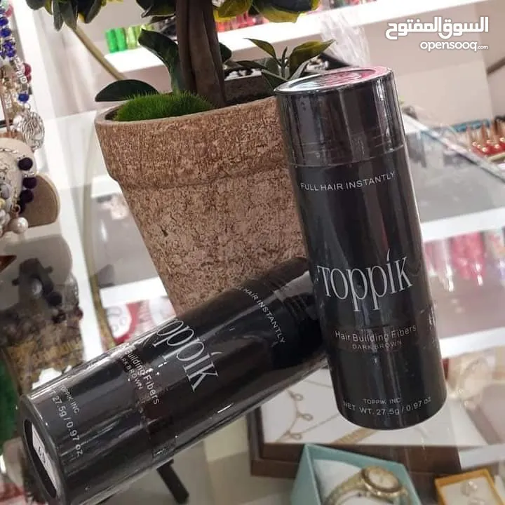 الياف بناء الشعر و اخفاء الصلع من توبيك الامريكي الحل الاسرع لتعبئة فراغات الشعر بودرة الالياف للصلع