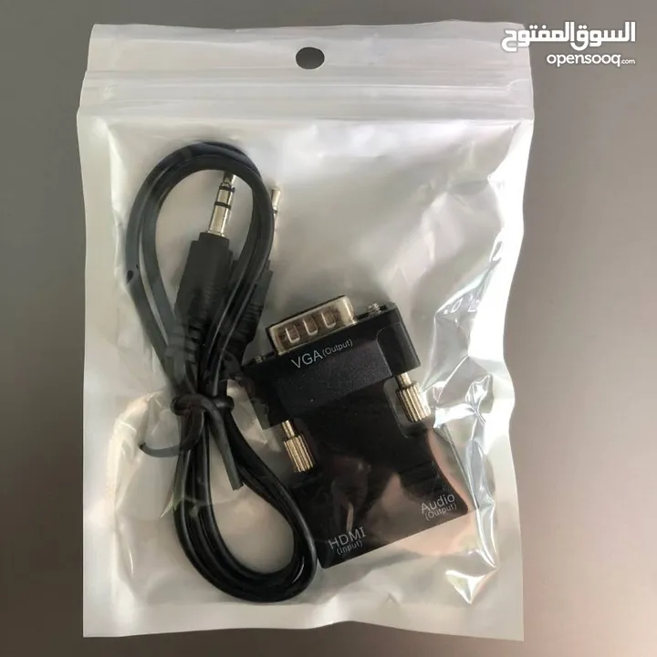 Converter  HDMI to VGA with Audio محول مع صوت