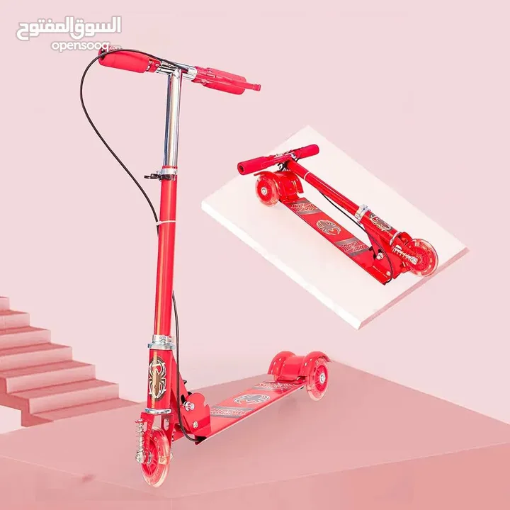 سكوترات أطفال حديد - ألوان مميزة ومتينة!  عم تدور على هدية ممتعة وآمنة لطفلك؟ جبنالك سكوتر أطفال حدي