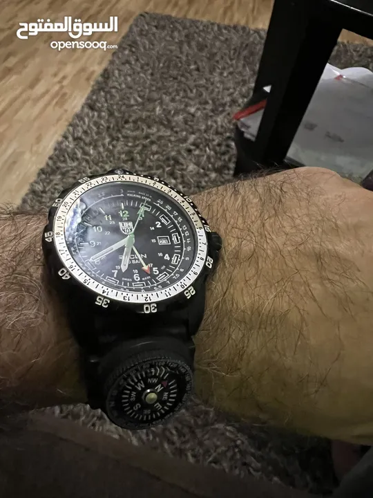 مع بوصله اصليه Luminox ساعه عسكريه حجم كبير 46 xl