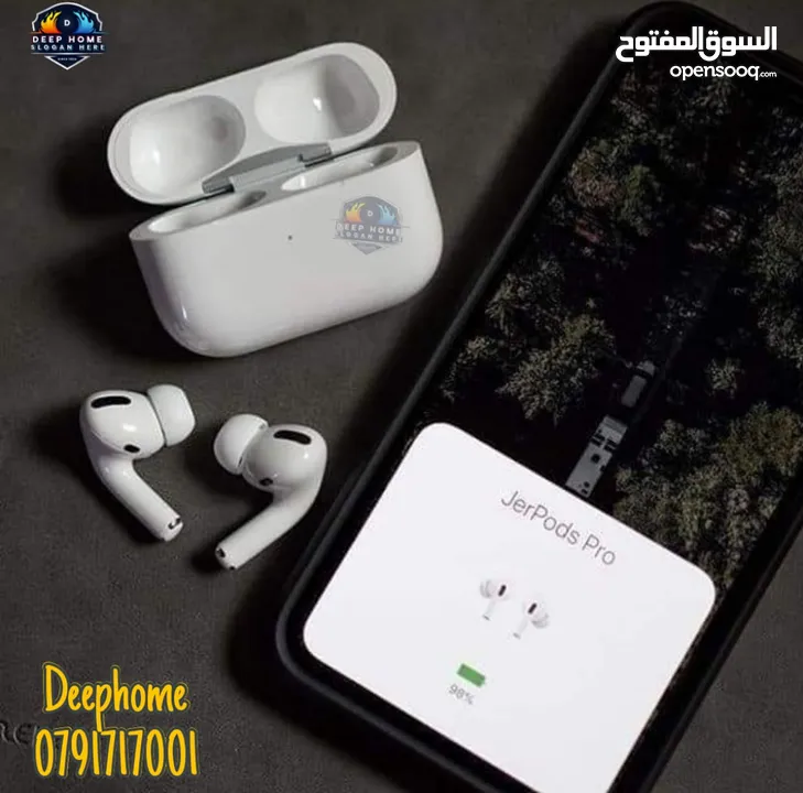 خاصية عزل الضوضاء ماستر كوبي وطبق الأصل 100٪ وعلى تحدي بالسعر والمواصفات ايربودز برو 2 الخراافيه