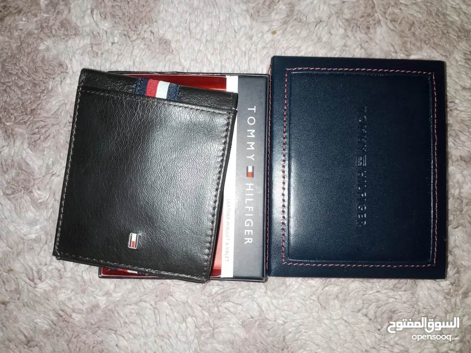 محفظة رجالي تومي هيلفيغير جلد اصلي طبيعي 100% Tommy Hilfiger Men's Wallet 100% Genuine Leather