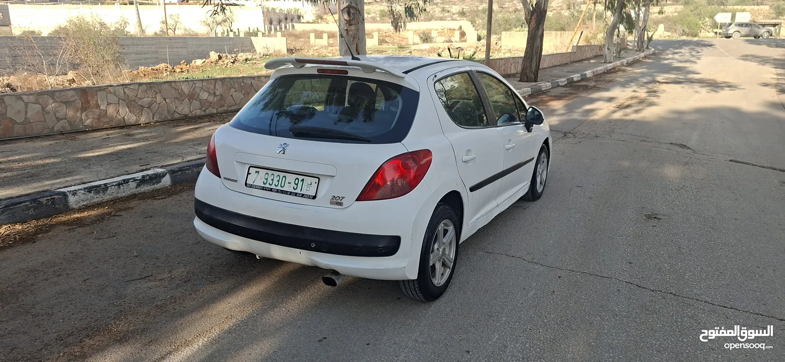 بيجو 207موديل 2009_اتومتيك _ماتور 1600-بنزين اصل برايفت _فحص الف صلاة النبي نظيفة من الاخر