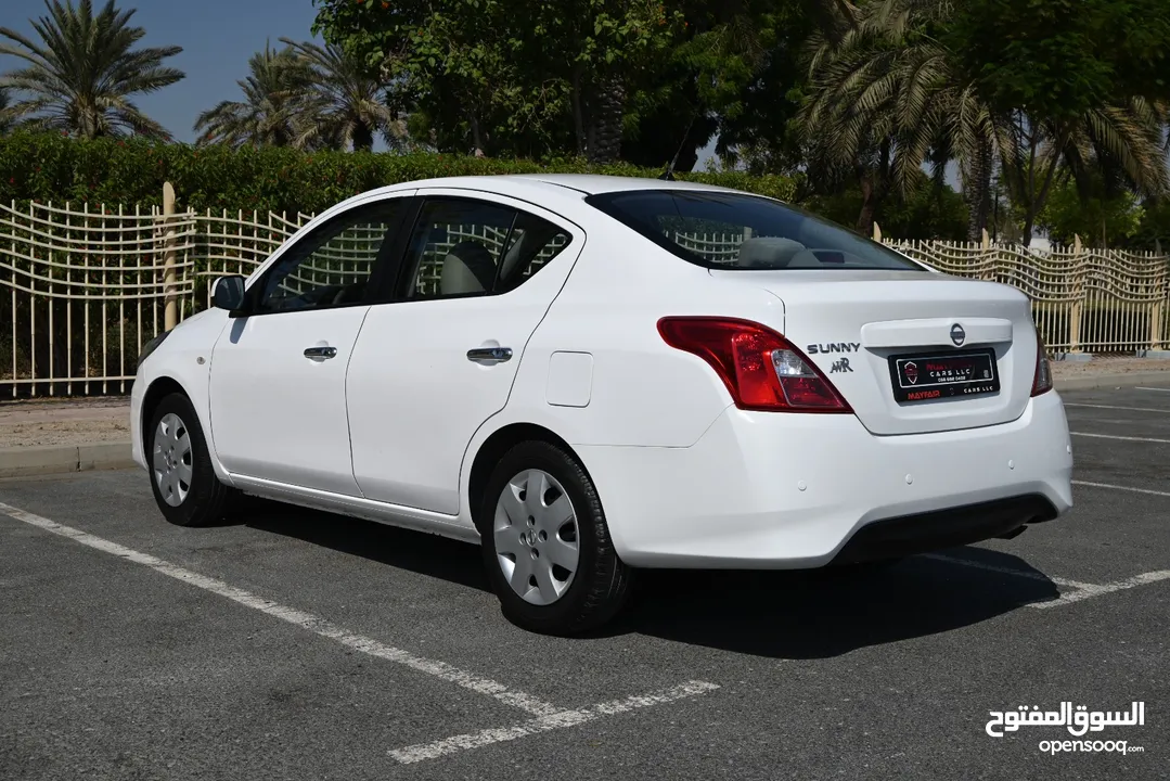 0% DP - GCC - NISSAN SUNNY SV - 1.5L V4 FWD - LOW MILEAGE - FIRST OWNER - WELL MAINTAINED