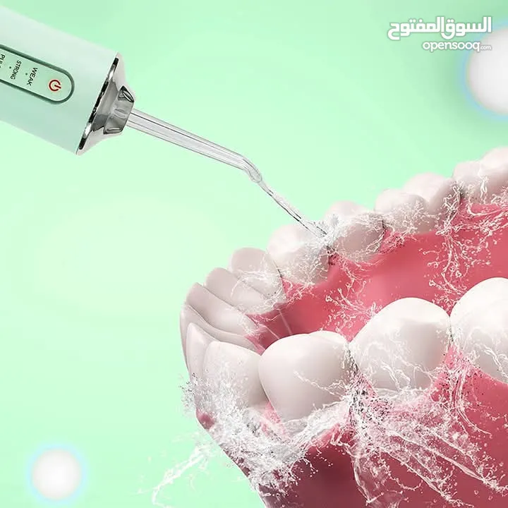 جهاز تنظيف الاسنان بالماء اللاسلكي )