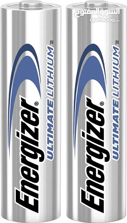 بطاريات ليثيوم قياس AA انرجايزر كفاءة عالية جدا وعمر طويل Energizer ULTIMATE 1.5