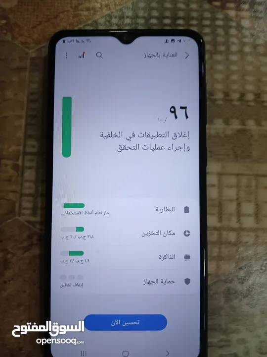 جهاز A02الذاكره 64 لبيع اومراوس بكلكسي كون الذاكره 128  لجهازه بدون ملحقات  وسعره بيه مجال  مو شراي