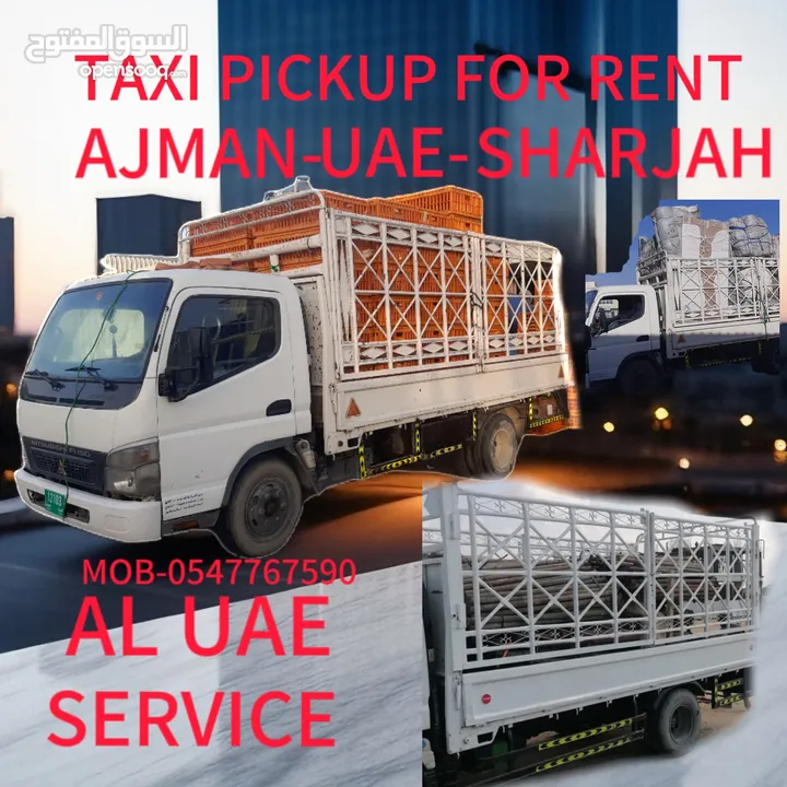 TAXI PICKUP FOR RENT AL UAE SERVICE AVAILABLE CONTACT NUMBER