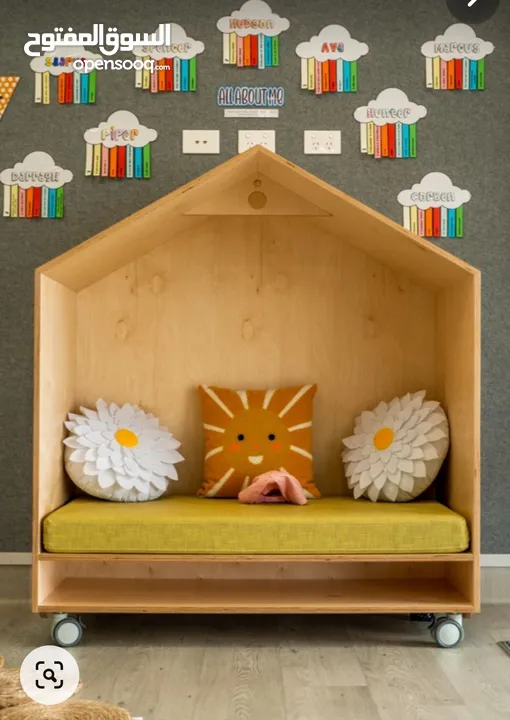 مكتبات قصص ستاند كتب خشب اطفال